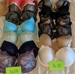 Victoria's Secret 36DD bras (bundle of 13!)